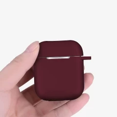 Husa Airpods 1/2 Casey Studios Silicone - Burgundy Burgundy