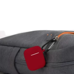 Husa Airpods 1/2 Casey Studios Silicone - Wine Red Wine Red