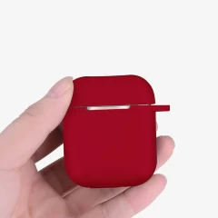 Husa Airpods 1/2 Casey Studios Silicone - Wine Red Wine Red