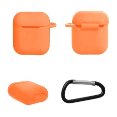 Husa Airpods 1/2 Casey Studios Silicone - Peach Peach