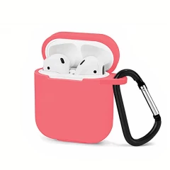 Husa Airpods 1/2 Casey Studios Silicone - Clear Roz 