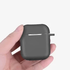 Husa Airpods 1/2 Casey Studios Silicone - Dark Gray Dark Gray