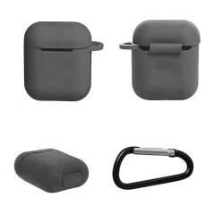 Husa Airpods 1/2 Casey Studios Silicone - Dark Gray Dark Gray