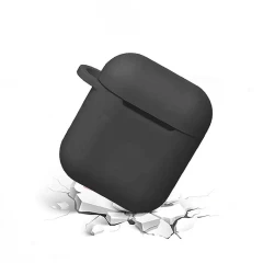 Husa Airpods 1/2 Casey Studios Silicone - Dark Gray Dark Gray