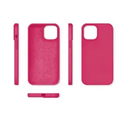 Husa iPhone 12 Mini Casey Studios Premium Soft Silicone Fuchsia