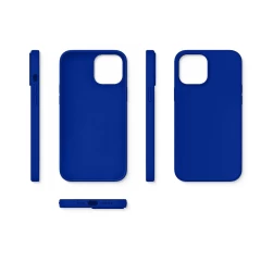 Husa iPhone 12 Mini Casey Studios Premium Soft Silicone Dark Blue