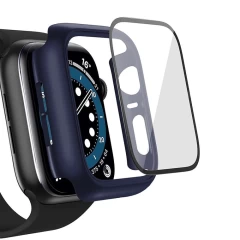 Carcasa 360° (Husa + Folie) Apple Watch 1/2/3 - 38MM Casey Studios Casey Studios - Midnight Blue Midnight Blue