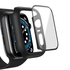 Carcasa 360° (Husa + Folie) Apple Watch 1/2/3 - 38MM Casey Studios Casey Studios - Black Black