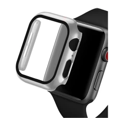 Carcasa 360° (Husa + Folie) Apple Watch 4/5/6/SE - 40MM Casey Studios - Silver Silver