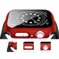 Carcasa 360° (Husa + Folie) Apple Watch 4/5/6/SE - 40MM Casey Studios - Red Red