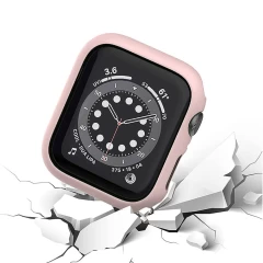 Carcasa 360° (Husa + Folie) Apple Watch 4/5/6/SE - 40MM Casey Studios - Pink Pink