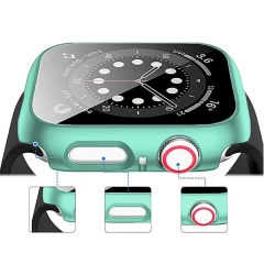 Carcasa 360° (Husa + Folie) Apple Watch 7/8 - 45MM Casey Studios - Turqoise Turqoise