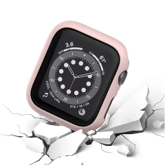 Carcasa 360° (Husa + Folie) Apple Watch 7/8 - 45MM Casey Studios - Pink Pink