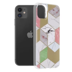 Husa iPhone 11 Arpex Marble Series - Purple Hex Purple Hex