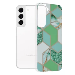 Husa Samsung Galaxy S22 Arpex Marble Series - Green Hex Green Hex
