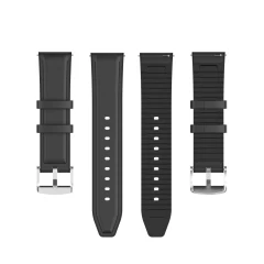 Curea Samsung Galaxy Watch (46mm) / Watch 3 / Gear S3, Huawei Watch GT / GT 2 / GT 2e / GT 2 Pro / GT 3 (46 mm) Arpex - Negru Negru