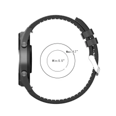 Curea Samsung Galaxy Watch 4, Galaxy Watch Active 1 / 2 (40 mm / 44 mm), Huawei Watch GT / GT 2 / GT 3 (42 mm) Arpex - Negru Negru