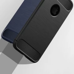 Husa iPhone 7 / 8 / SE 2, SE 2020 / SE 3, SE 2022 Arpex Carbon Silicone - Negru Negru