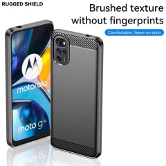 Husa Motorola Moto G22 Arpex Carbon Silicone - Negru Negru