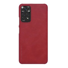 Husa Xiaomi Redmi Note 11 / Note 11S Nillkin Qin Leather Case - Red