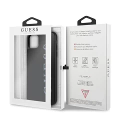 Husa Guess GUHCN65LGMLBK iPhone 11 Pro Max black Glitter Logo - Negru Negru