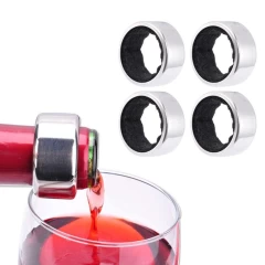 Antipicurator Sticla de Vin, Inel Drop Stop, ArpexDR01 - Silver Silver