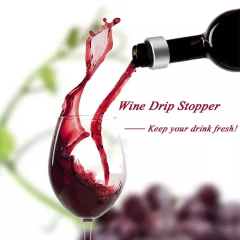 Antipicurator Sticla de Vin, Inel Drop Stop, ArpexDR01 - Silver Silver