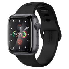 Pachet 2x Folie Sticla Apple Watch 4/5/6/SE 44mm,, Spigen ProFlex - Black Black