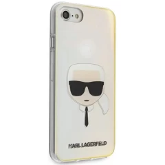 Husa iPhone 7/8/SE 2020 Karl Lagerfeld Iridescent Karl`s Head - Iridescent Iridescent