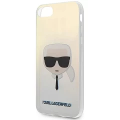 Husa iPhone 7/8/SE 2020 Karl Lagerfeld Iridescent Karl`s Head - Iridescent Iridescent