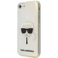 Husa iPhone 7/8/SE 2020 Karl Lagerfeld Iridescent Karl`s Head - Iridescent Iridescent