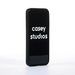 Husa iPhone X/XS Casey Studios Grained Leather - Verde