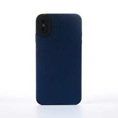 Husa iPhone XS Max Casey Studios Grained Leather - Albastru Albastru