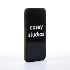 Husa iPhone XS Max Casey Studios Grained Leather - Verde Verde