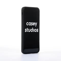 Husa iPhone XS Max Casey Studios Grained Leather - Negru Negru