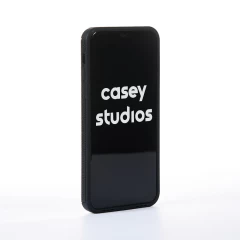 Husa iPhone 11 Pro Max Casey Studios Grained Leather - Negru Negru