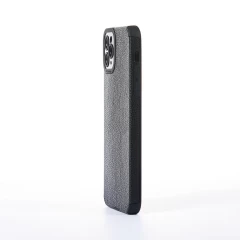Husa iPhone 11 Pro Max Casey Studios Grained Leather - Negru Negru