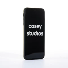 Husa iPhone XS Max Casey Studios Gossip - Alb Alb