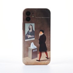 Husa iPhone 12 Casey Studios The New Mona Lisa - Maro