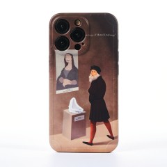 Husa iPhone 13 Pro Casey Studios The New Mona Lisa - Maro