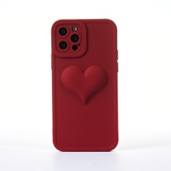 Husa iPhone 12 Pro Casey Studios Full Heart - Visiniu