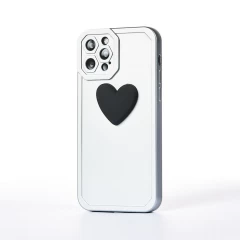 Husa iPhone 12 Pro Casey Studios Love Effect - Metallic Metallic