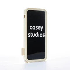 Husa iPhone XS Max Casey Studios All eyez on you - Alb Alb