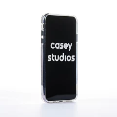 Husa iPhone XS Max Casey Studios Checked in - Clear Clear