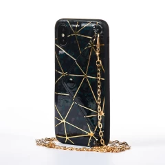 Husa iPhone X/XS Casey Studios Holo Pouch - Negru Negru