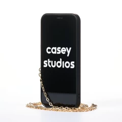 Husa iPhone 12/12 Pro Casey Studios Holo Pouch - Negru Negru