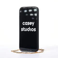 Husa iPhone 13 Pro Casey Studios Holo Pouch - Negru Negru