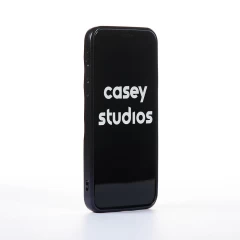 Husa iPhone X/XS Casey Studios Black Silver - Negru Negru