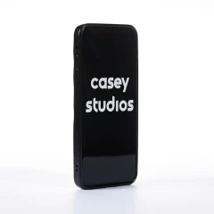 Husa iPhone XS Max Casey Studios Black Silver - Negru Negru