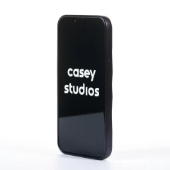 Husa iPhone 13 Pro Casey Studios Black Silver - Negru Negru